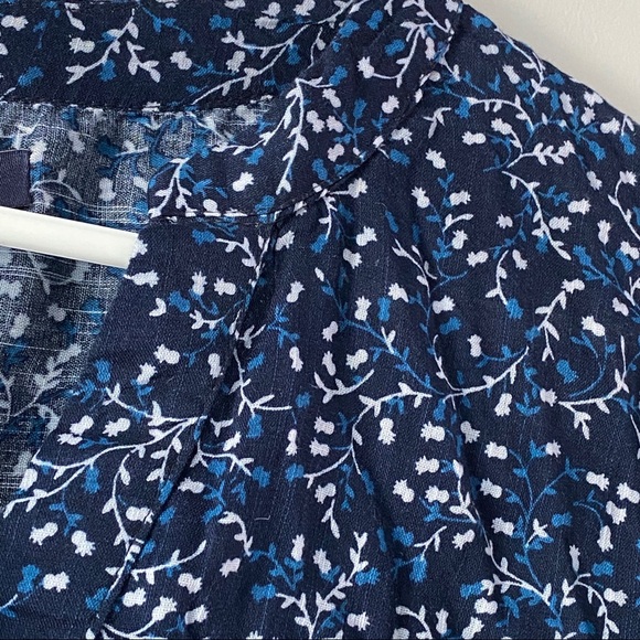 GAP flowered blouse sz M. NWT - Picture 5 of 6